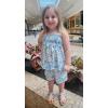 Arshiner Toddler Baby Girls Summer Clothes 2 Piece Outfits Ruffle Hem Camisole & Shorts Set with Pockets Cute Tracksuit 2-8Y(Light Blue)