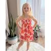 Arshiner Toddler Baby Girls Summer Clothes 2 Piece Outfits Ruffle Hem Camisole & Shorts Set with Pockets Cute Tracksuit 2-8Y(Purple)