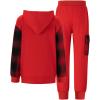 Arshiner Toddler Boys Plaid Shirt Tops Pants Set Hoodie Sweatsuit for Fall Winter Spring Outfits 2-8 Years(Red & Red Plaid)