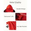Arshiner Toddler Boys Plaid Shirt Tops Pants Set Hoodie Sweatsuit for Fall Winter Spring Outfits 2-8 Years(Red & Red Plaid)