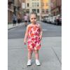 Arshiner Toddler Girl Summer Clothes 2 Piece Loose Spaghetti Strap Tank Top and Short Set Kids Clothing Sets with Pockets(Hawaiian Style)