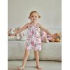 Arshiner Toddler Girl Summer Clothes 2 Piece Loose Spaghetti Strap Tank Top and Short Set Kids Clothing Sets with Pockets(Patten 01)