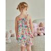 Arshiner Toddler Girl Summer Clothes 2 Piece Loose Spaghetti Strap Tank Top and Short Set Kids Clothing Sets with Pockets(Patten 02)