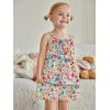 Arshiner Toddler Girl Summer Clothes 2 Piece Loose Spaghetti Strap Tank Top and Short Set Kids Clothing Sets with Pockets(Patten 02)