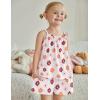 Arshiner Toddler Girl Summer Clothes 2 Piece Loose Spaghetti Strap Tank Top and Short Set Kids Clothing Sets with Pockets(Pink Orange Flower)