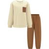Cream + Brown
