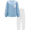 Light Blue + White