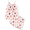 Arshiner Toddler Girl Summer Clothes 2 Piece Loose Spaghetti Strap Tank Top and Short Set Kids Clothing Sets with Pockets(Pink Orange Flower)