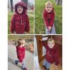 Arshiner Kids Fuzzy Fleece Hoodie Zipper Casual Pullover Sweatshirts for Boys Girls
