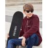 Arshiner Kids Fuzzy Fleece Hoodie Zipper Casual Pullover Sweatshirts for Boys Girls
