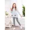 Arshiner Little Girls Clothes Set Cute Bunny Girls Outfits Long Sleeve Tops and Pants Set(Bunny-white)