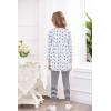 Arshiner Little Girls Clothes Set Cute Bunny Girls Outfits Long Sleeve Tops and Pants Set(Bunny-white)