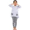 Arshiner Little Girls Clothes Set Cute Bunny Girls Outfits Long Sleeve Tops and Pants Set(Bunny-white)