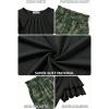 Arshiner Girls 2 Piece Outfits Summer Ruffle Sleeve Top and Paperbag Waist Shorts Set with Pockets Size 5-13 Years(Camouflage)