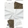 Arshiner Girls 2 Piece Outfits Summer Ruffle Sleeve Top and Paperbag Waist Shorts Set with Pockets Size 5-13 Years(White Leopard)