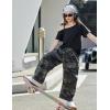 Arshiner Girls T Shirts Trendy Street Style One Shoulder Sleeve Casual Kids Blouse Soft Summer Tees Tops(Black)