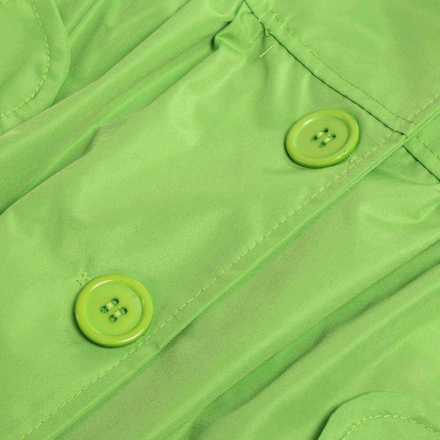 image:imageArshiner Girl Kid Flower Waterproof Hooded Coat Jacket Outwear Raincoat Hoodies Green 100 Age for 2 3Y Green 100 Age for 2 3Y