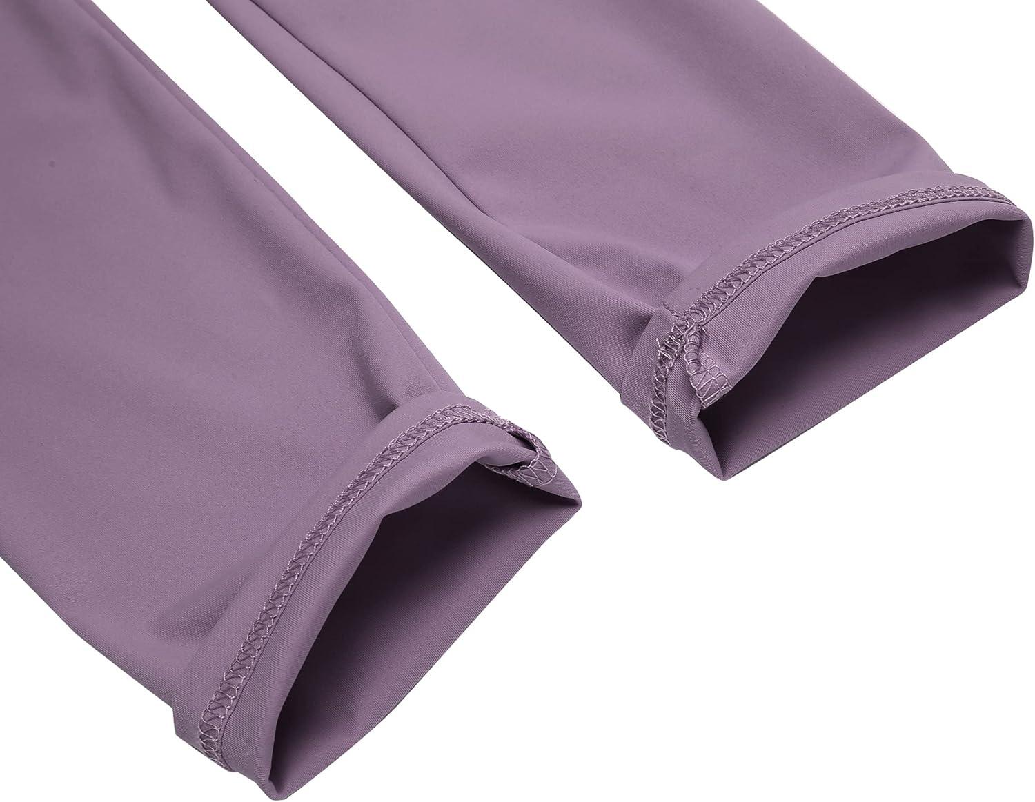 image:imageArshiner Girls Sports Skirted Leggings Casual Ruffle Skater Skirt with Athletic Pants PantskirtsPurple