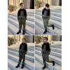Arshiner Boys’ 2 Piece Athletic Tracksuit Jogging Outfit Sweatsuit Zip Up Hoodie and Active Pants Sets for Kids 5-14 Years(Army Green)