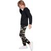 Arshiner Boys’ 2 Piece Athletic Tracksuit Jogging Outfit Sweatsuit Zip Up Hoodie and Active Pants Sets for Kids 5-14 Years(Black /Camo)