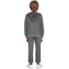 Arshiner Boys’ 2 Piece Athletic Tracksuit Jogging Outfit Sweatsuit Zip Up Hoodie and Active Pants Sets for Kids 5-14 Years(Dark Grey)