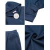 Arshiner Boys’ 2 Piece Athletic Tracksuit Jogging Outfit Sweatsuit Zip Up Hoodie and Active Pants Sets for Kids 5-14 Years(Navy Blue)