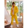 Arshiner Boys’ 2 Piece Athletic Tracksuit Jogging Outfit Sweatsuit Zip Up Hoodie and Active Pants Sets for Kids 5-14 Years(Yellow)