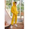 Arshiner Boys’ 2 Piece Athletic Tracksuit Jogging Outfit Sweatsuit Zip Up Hoodie and Active Pants Sets for Kids 5-14 Years(Yellow)