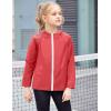 Arshiner Boys Girls Hooded Rain Jackets Waterproof Rain coats Packable Windbreaker for Kids Lightweight Jackets