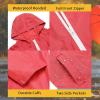 Arshiner Boys Girls Hooded Rain Jackets Waterproof Rain coats Packable Windbreaker for Kids Lightweight Jackets