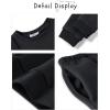 Arshiner Boys Long Sleeve Fleece Sweatshirt and Pants Set 2 Piece Fall Winter Clothes Toddler to Little Kid 2-8 Years(Black)
