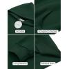 Arshiner Boys Soft Hooded Sweatshirts Deep Green Pullover Casual Hoodies with Kangaroo Pocket for Kids Size 7 8