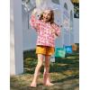 Arshiner Girl Baby Kid Waterproof Hooded Coat Jacket Outwear Raincoat Hoodies(Heart)