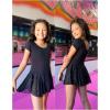 Arshiner Girls’ Dance Leotard Ruffle Sleeve (130(Age for 5-6Y), Black(FBA)) Black(fba) 13(Age for 5-6Y)