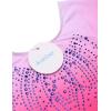 Arshiner Kid Girls Long Sleeve Color Gradient Gymnastics Leotard Shiny Diamond Ballet Dance One Piece Outfit
