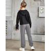 Arshiner Kids Girls Tie Dye Joggers Comfort Loose Sweatpants High Waist Trouser(Dark Gray)