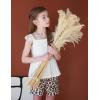 Arshiner Toddler Girl Clothes 2 Piece Summer Outfit Ruffle Sleeveless Top and Shorts Set with Pockets 2-7Y(Leopard)