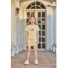 Arshiner Toddler Girls Clothes Ruffle Short Sleeves Crewneck Tops and Shorts with Pockets Cute Summer 2 Pieces Short Sets(Letter Print)