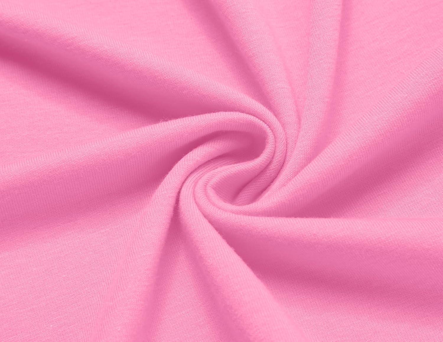image:imageArshiner 2 Piece Girl Clothes Outfits Spring Summer Ruffle Trim Tank Top Shirts and Pant Set with PocketsPinkstrawberry