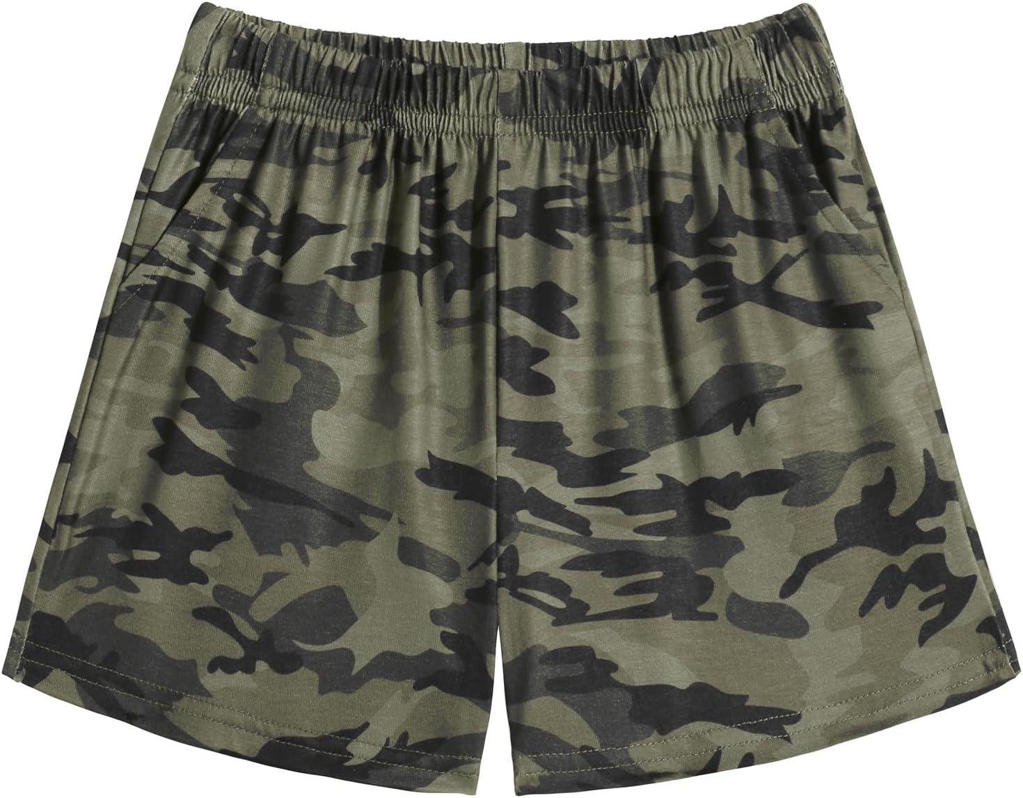 image:imageArshiner Girls Summer 2 Piece Outfits Tie Dye Short Sets Casual Twist Front Short Sleeve Tops and Pant with PocketsGreencamouflage