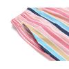 Arshiner 2 Piece Girl Clothes Outfits Spring Summer Ruffle Trim Tank Top Shirts and Pant Set with Pockets(White-color Stripes)