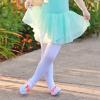 Arshiner Ballet Shoes for Girls Canvas Ballet Slippers Dance Shoes with Elastic Band for Toddler/Little Kid/Big Kid(Shiny Rainbow)