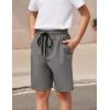 Arshiner Boys Athletic Shorts Kids Youth Quick Dry Summer Shorts Running Hiking Casual with Pockets 5-13 Years(Dark Grey)