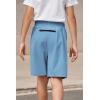 Arshiner Boys Athletic Shorts Kids Youth Quick Dry Summer Shorts Running Hiking Casual with Pockets 5-13 Years(Light Blue)