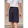 Arshiner Boys Athletic Shorts Kids Youth Quick Dry Summer Shorts Running Hiking Casual with Pockets 5-13 Years(Navy Blue)