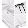 Arshiner Boys Athletic Shorts Kids Youth Quick Dry Summer Shorts Running Hiking Casual with Pockets 5-13 Years(White)