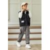 Arshiner Boys Cargo Joggers Pants Kids Elastic Waist Casual Pants Lightweight School Pants with 4 Pockets 5-12 Years(Dark Grey)