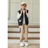 Arshiner Boys Cargo Joggers Pants Kids Elastic Waist Casual Pants Lightweight School Pants with 4 Pockets 5-12 Years(Khaki)