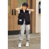 Arshiner Boys Cargo Joggers Pants Kids Elastic Waist Casual Pants Lightweight School Pants with 4 Pockets 5-12 Years(Light Grey)