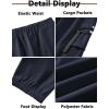 Arshiner Boys Cargo Joggers Pants Kids Elastic Waist Casual Pants Lightweight School Pants with 4 Pockets 5-12 Years(Navy Blue)